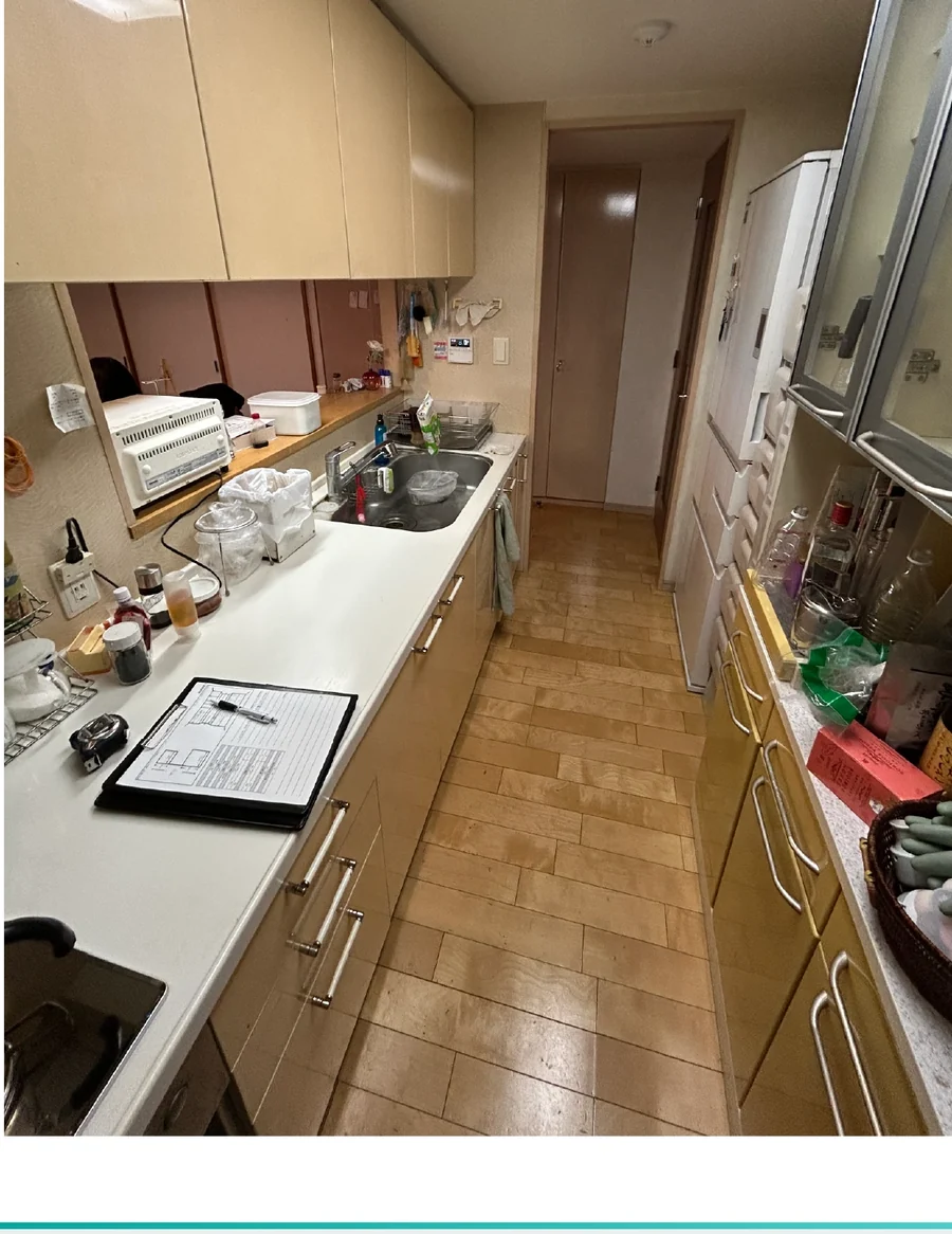 リフォーム前のキッチン